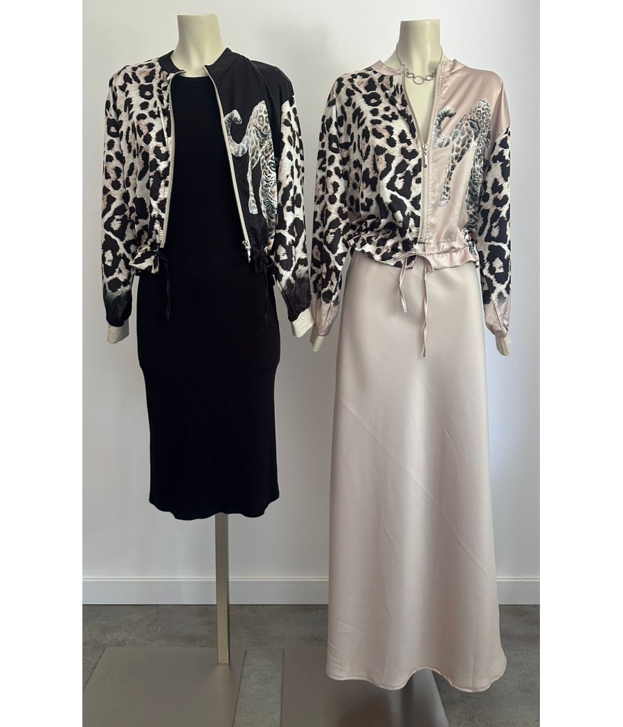 BOMBER COMBINADA LEOPARDO