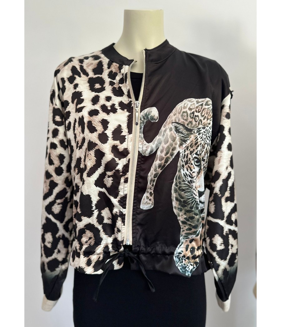 BOMBER COMBINADA LEOPARDO