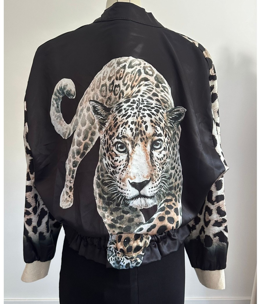 BOMBER COMBINADA LEOPARDO