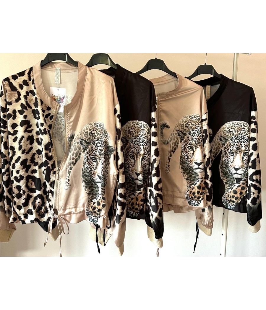 BOMBER COMBINADA LEOPARDO