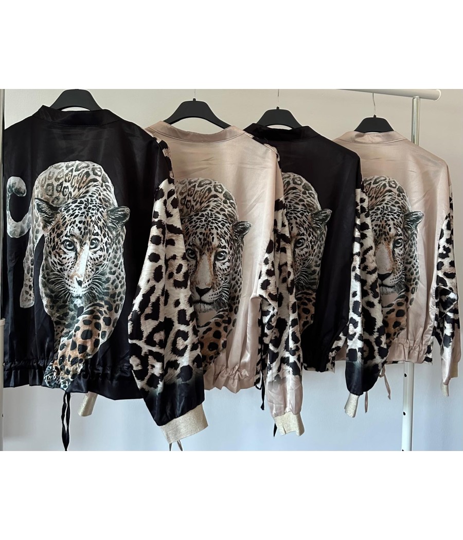 BOMBER COMBINADA LEOPARDO