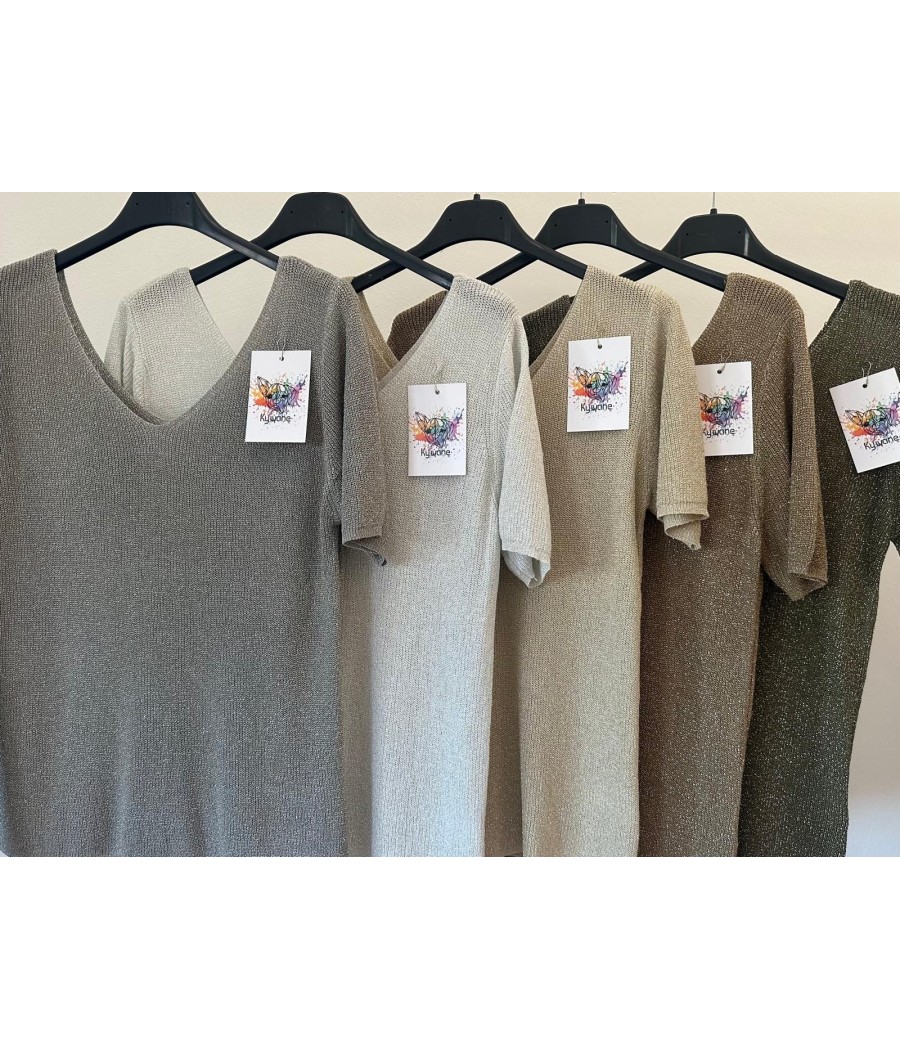 CAMISETA MANGA CORTA BRILLO