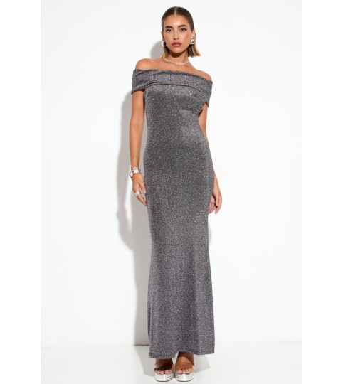VESTIDO FIESTA HOMBRO DESCUBIERTO