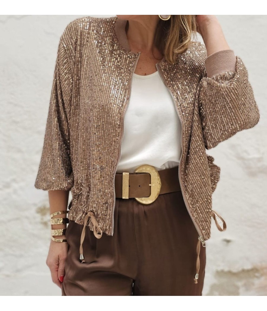 CHAQUETA LENTEJUELAS