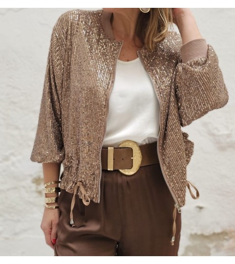 CHAQUETA LENTEJUELAS