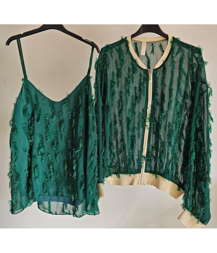 CONJUNTO DE CHAQUETA Y TOP