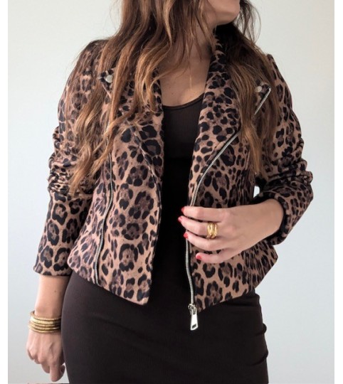 BIKER  ANTELINA ANIMAL PRINT