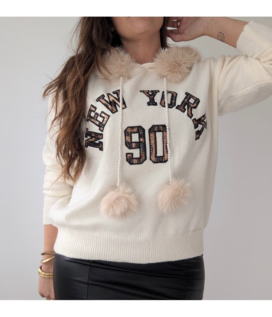 JERSEY CON CAPUCHA NEW YORK