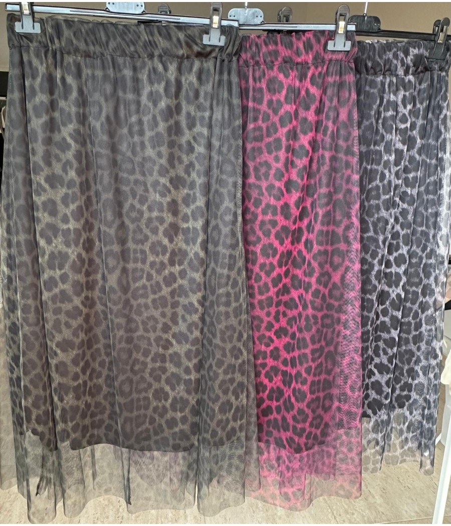 FALDA TUL ANIMAL PRINT