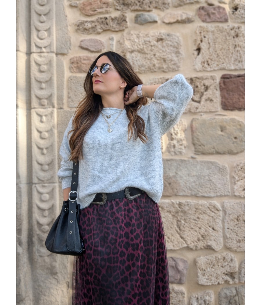 FALDA TUL ANIMAL PRINT