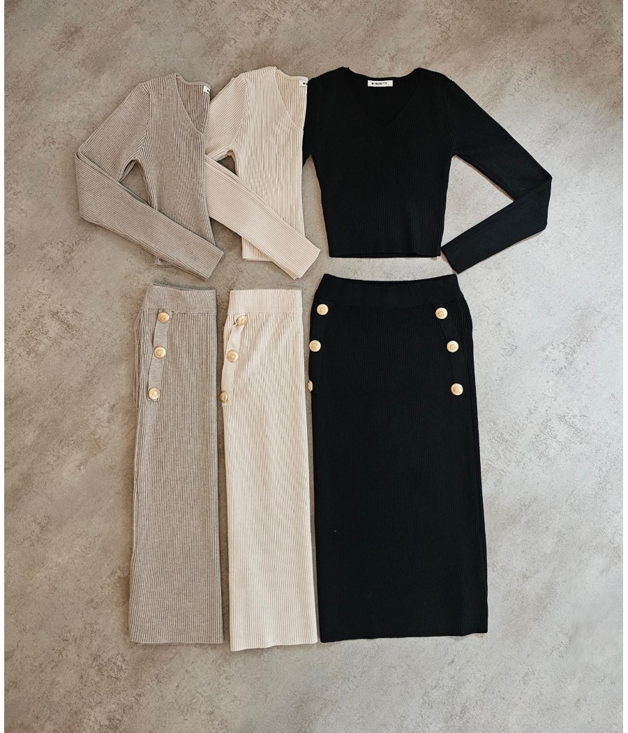 CONJUNTO JERSEY Y FALDA