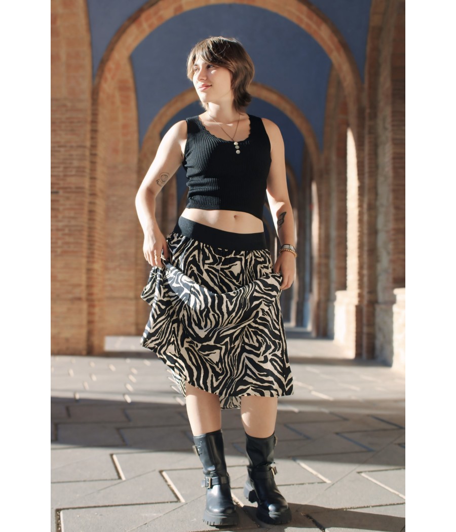 FALDA ANIMAL PRINT